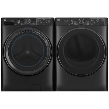 GE Appliances 5.0 Cu. Ft. Washer and 7.8 Cu. Ft. Gas Dryer in Black , , large