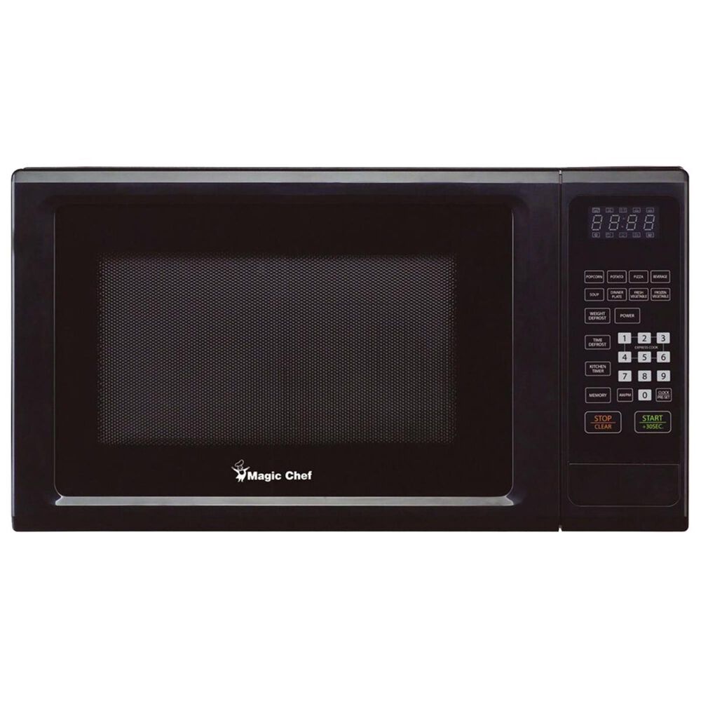 Magic Chef 1.1 Cu. Ft. 1000W Countertop Microwave Oven with Push-Button Door in Black, , large