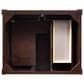 James Martin Vanities Brittany 30" Single Bathroom Vanity in Burnished Mahogany with 3 cm Parisien Bleu Quartz Top and Rectangular Sink, , large