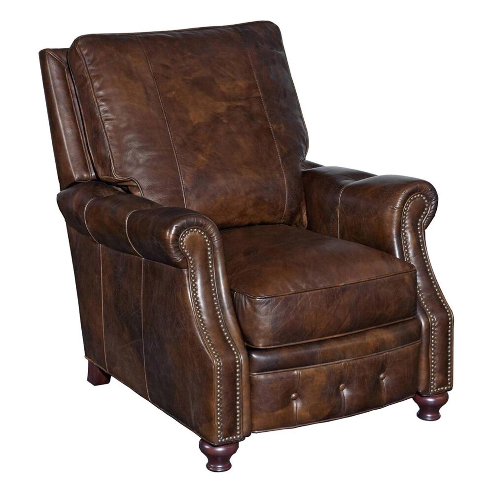 Hooker Furniture Manual Recliner Chair in Old Saddle Cocoa, , large