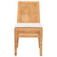 Baxton Studio Morris Side Chair in Light Honey, , large