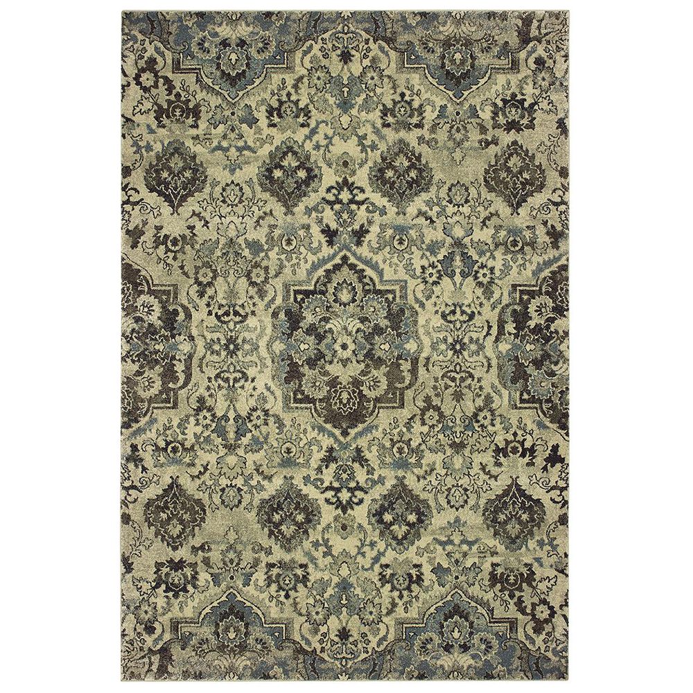 Oriental Weavers Raleigh 8027J 2"3" x 7"6" Ivory and Grey Runner, , large
