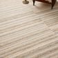 Chris Loves Julia x Loloi Chris 7"9" x 9"9" Ivory and Clay Area Rug, , large