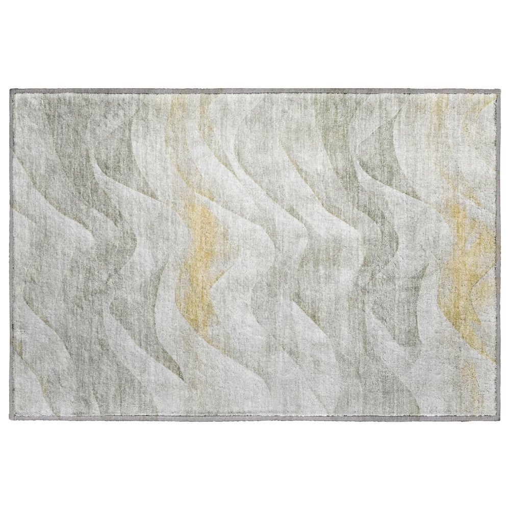 Dalyn Rug Company Pacifica PA3 2"6" x 3"10" Silver Area Rug, , large