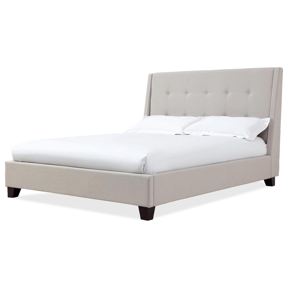 Urban Home Madera Queen-Size Upholstered Platform Bed in Putty (2026), , large
