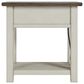 Ashley Bolanburg Chairside End Table in Weathered Gray and Antique White, , large