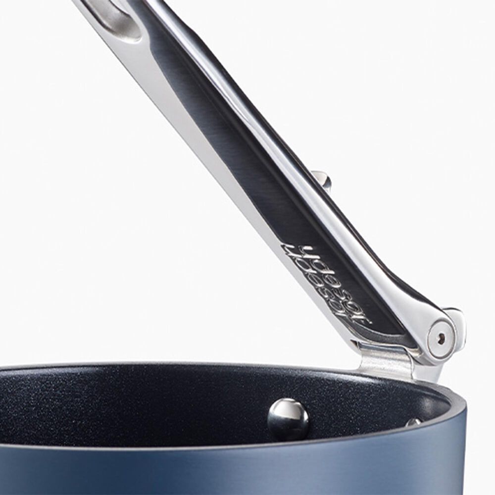 Joseph Joseph Space 3-Piece Folding Handle Saucepan Set in Midnight Blue, , large