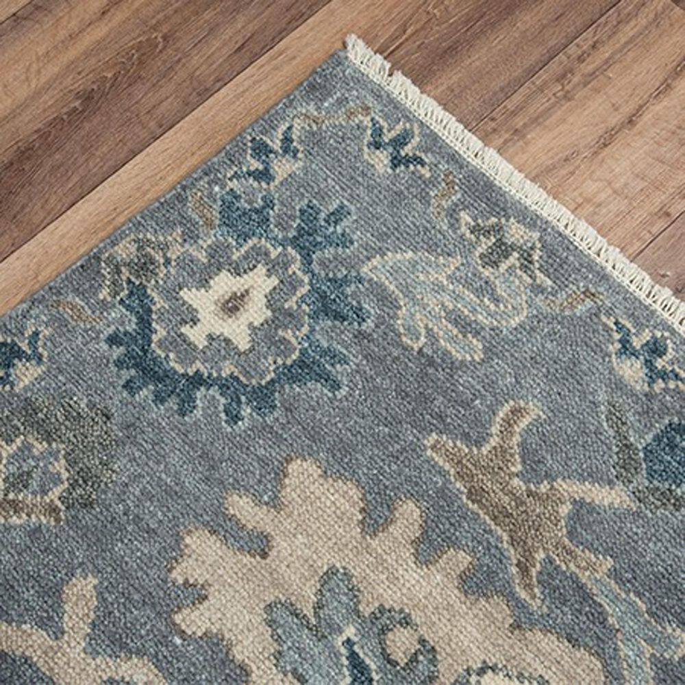RIZZY Ashton 6&#39; x 9&#39; Floral Gray Area Rug, , large