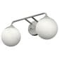Hunter Hepburn 2-Light Vanity in Brushed Nickel, , large