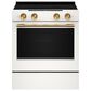 KitchenAid 5.3 Cu. Ft. Smart Slide-in Electric Range in Porcelain White, , large
