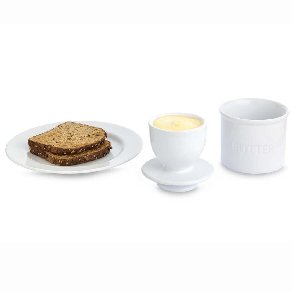 Harold Import Better Butter Keeper in White, , large