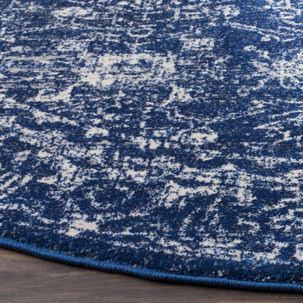 Safavieh Evoke EVK270A-5R 5&#39;1&quot; Round Navy/Ivory Area Rug, , large