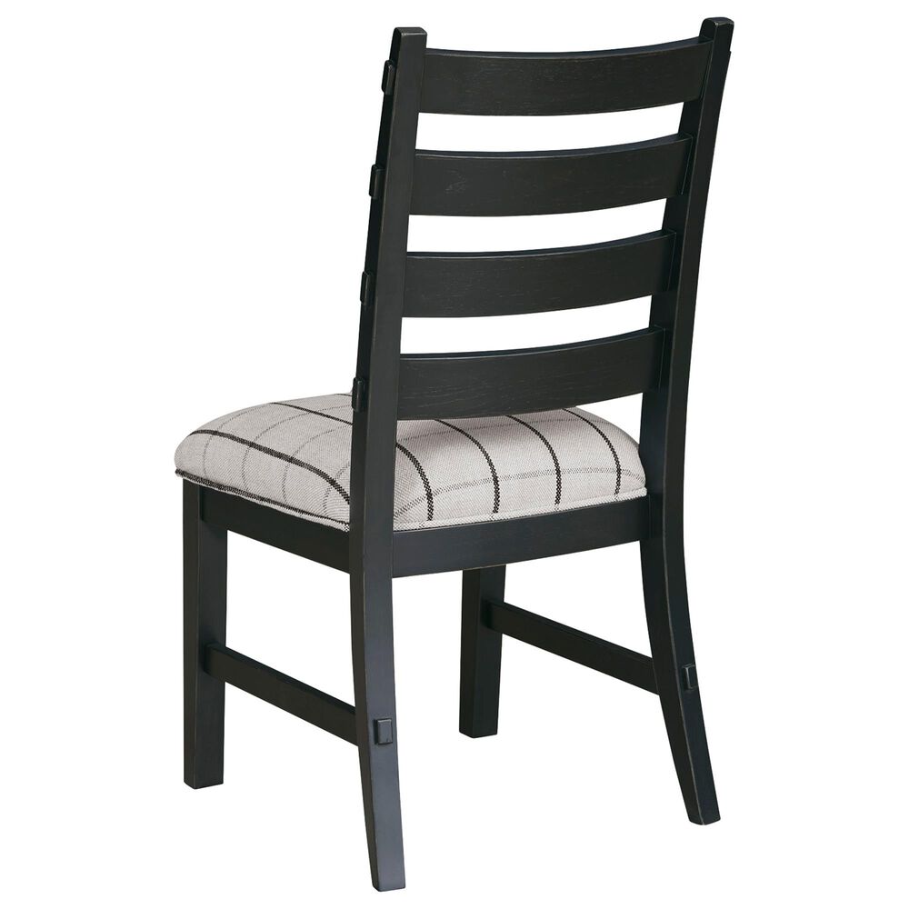 Millenium Ridgester 5-Piece Rectangular Dining Set in Light Brown and Matte Black, , large