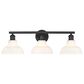 Golden Lighting Carver 3-Light Bath Vanity in Matte Black, , large