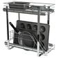 Household Essentials Glidez Multipurpose 2-Tier Pull-Out Organizer for Cookware and Bakeware in Chrome, , large