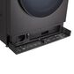 LG 5.8 Cu. Ft. Smart Front Load Washer and 9 Cu. Ft. Smart Electric Dryer Laundry Pair in Brushed Black Steel, , large