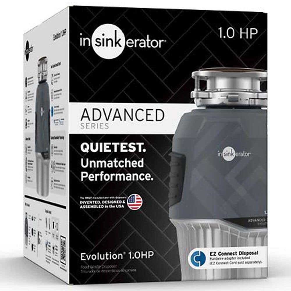 InSinkerator Evolution 1 HP Garbage Disposal in Gray, , large