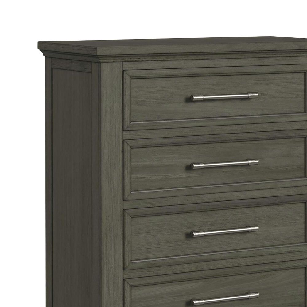 Mayberry Hill Canterbury 5-Drawer Chest in Gray, , large