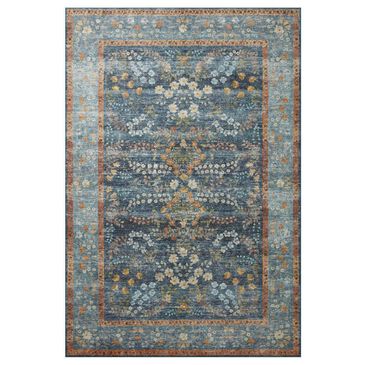 Rifle Paper Co. Palais 7"6" x 9"6" Navy Area Rug, , large