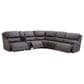 Steve Silver Plaza 6-Piece Power Reclining Sectional in Smoked Gray, , large