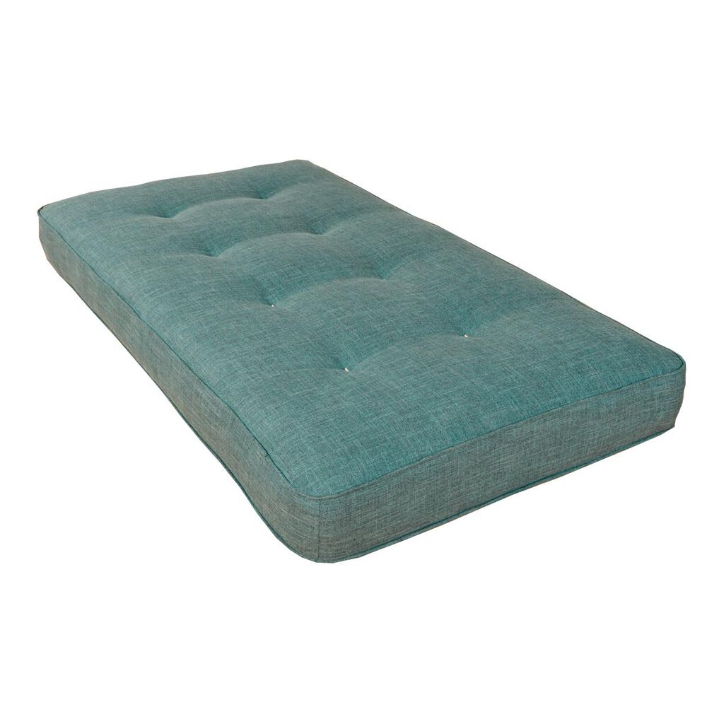 Kodiak Furniture Boho Daybed 8" Twin Mattress in Linen Aqua, , large
