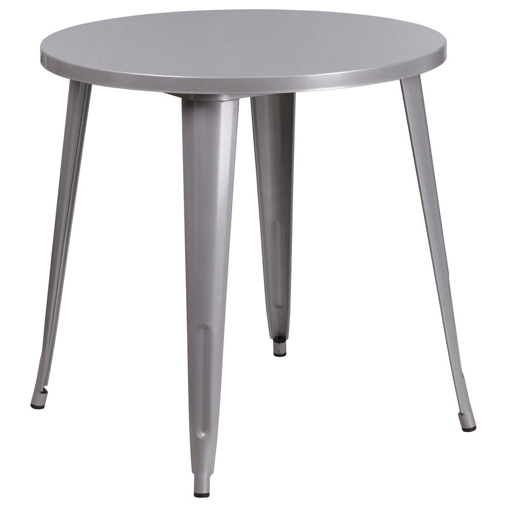Flash Furniture 30" Round Table in Gray, , large