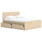 Ashley Onita Full Panel Platform Bed with 2 Side Storage in Natural, , large