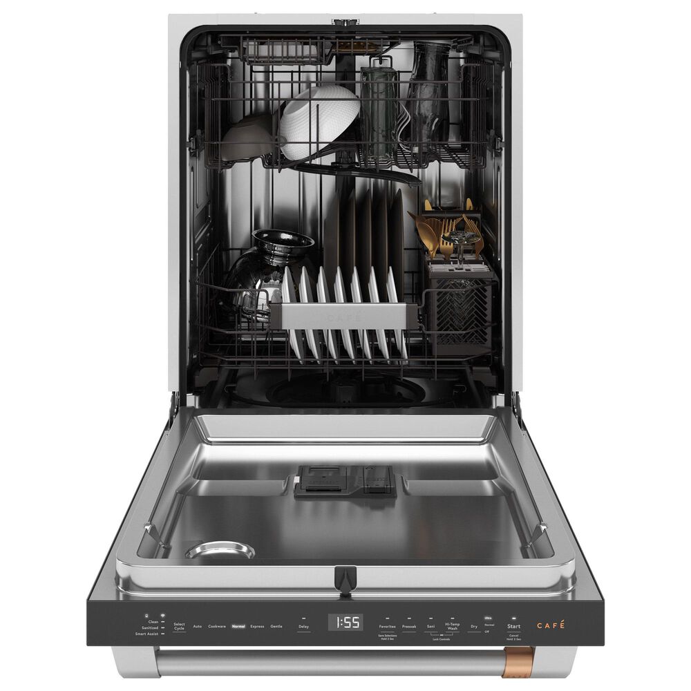 Cafe 24&quot; Fully Integrated 5-Cycles Dishwasher in Stainless Steel, , large