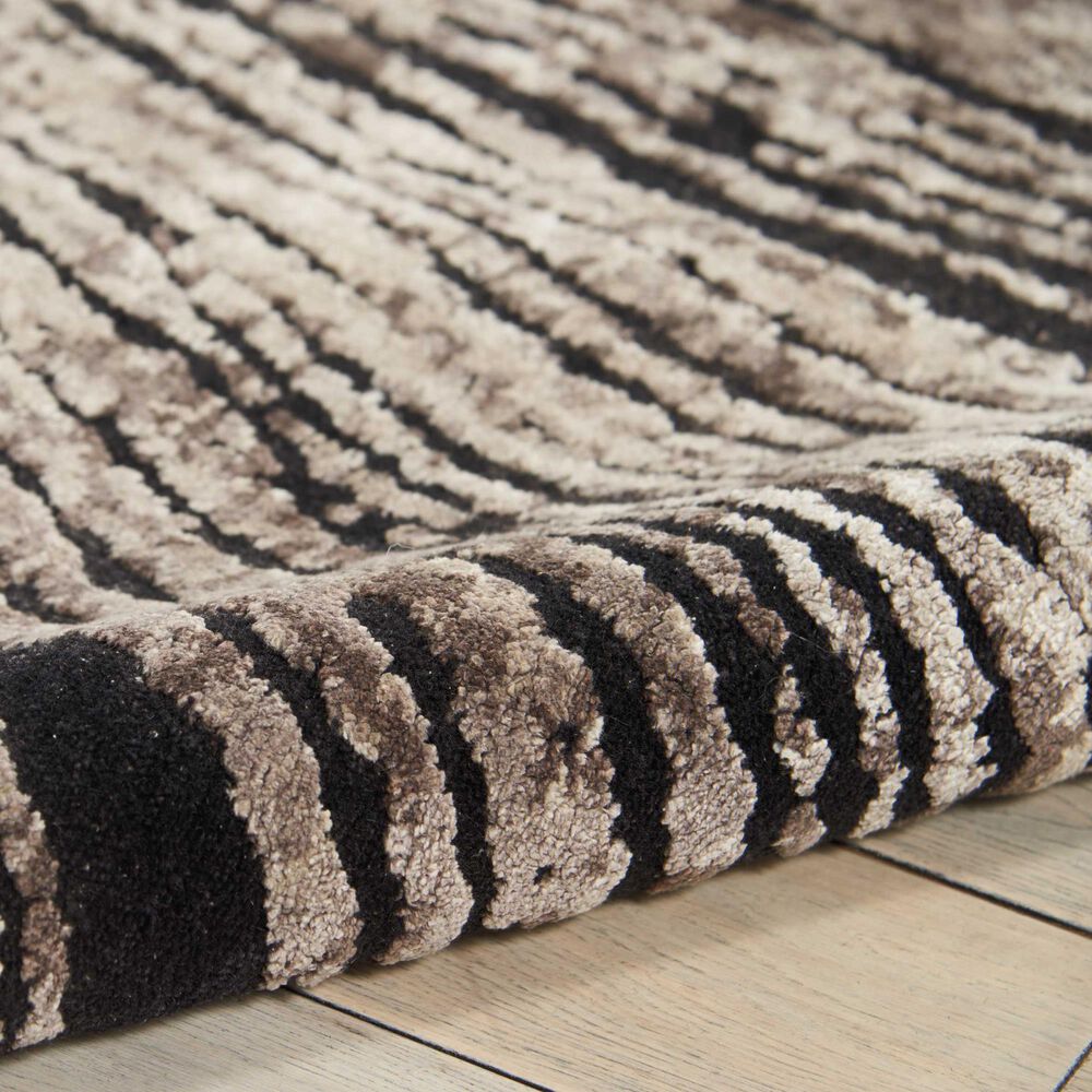 Nourison Cosmopolite CGS21 9&#39; x 12&#39; Noir Area Rug, , large