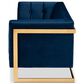 Baxton Studio Ambra Stationary Sofa in Royal Blue Velvet, , large