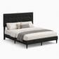 Glideaway Kaya Queen Upholstered Platform Panel Bed in  Charcoal Grey, , large