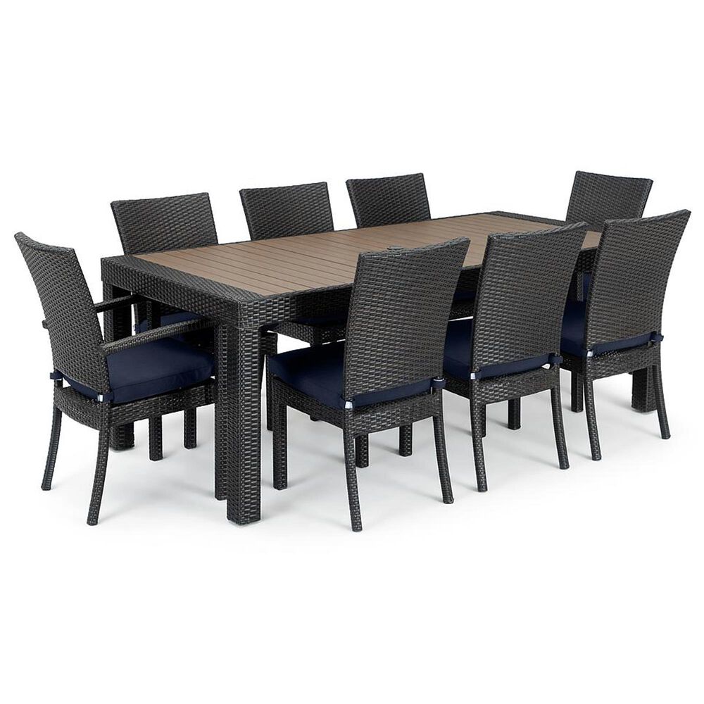 RST Brands Deco 9-Piece Patio Seating Set in Navy, , large