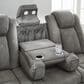 Ashley Next-Gen DuraPella Power Reclining Sofa in Slate, , large