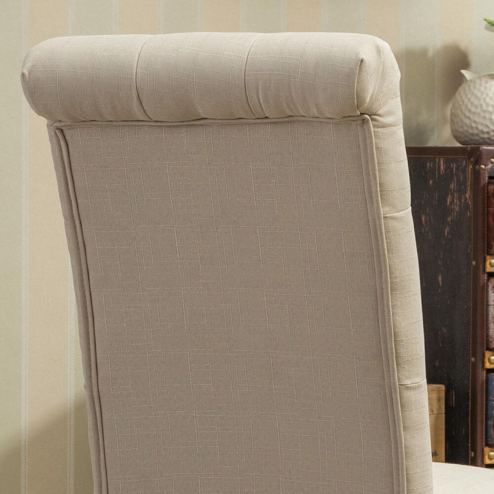 Hearth and Haven Habit Side Chair with Beige Cushion in Tan (Set of 2), , large