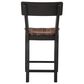 Steve Silver Bermuda Counter Stool in Black and Dark Acacia, , large