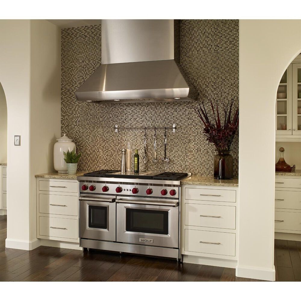 Wolf 48" Gas Range Liquid Propane Nebraska Furniture Mart