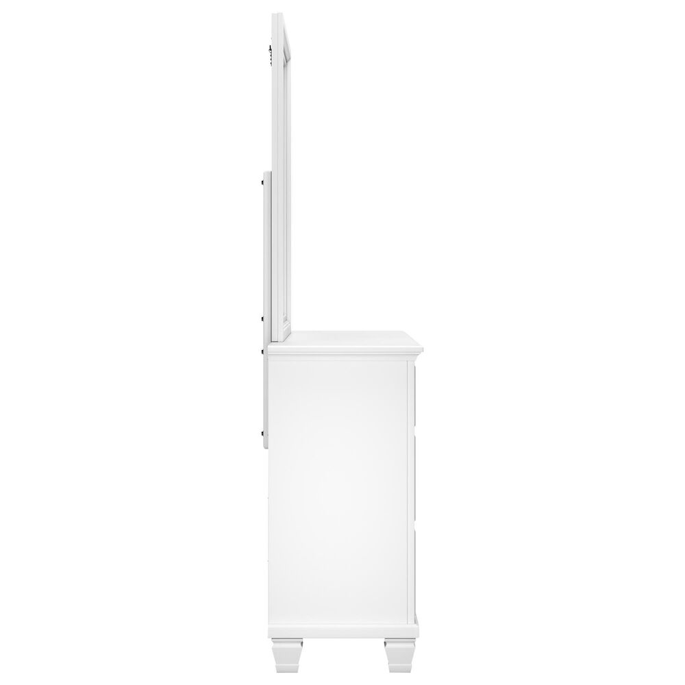 Ashley Fortman Dresser and Mirror in White, , large