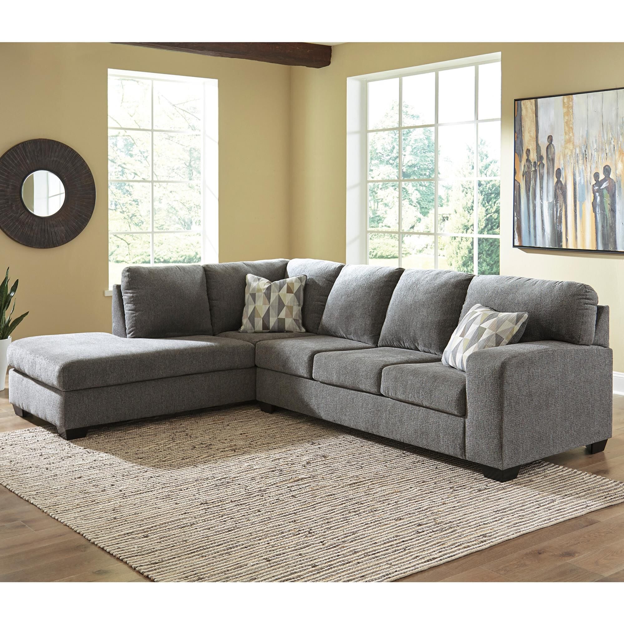 Grey sectional discount nebraska furniture mart