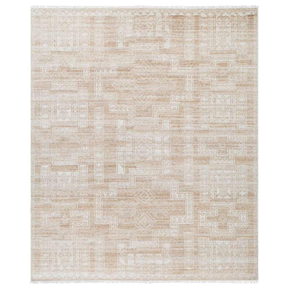 Surya Kunal Tan 9" x 12" Area Rug, , large