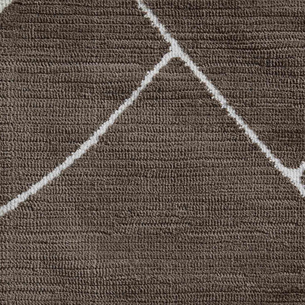 Magnolia Home Logan 2&#39;3&quot; x 3&#39;9&quot; Mocha and White Area Rug, , large