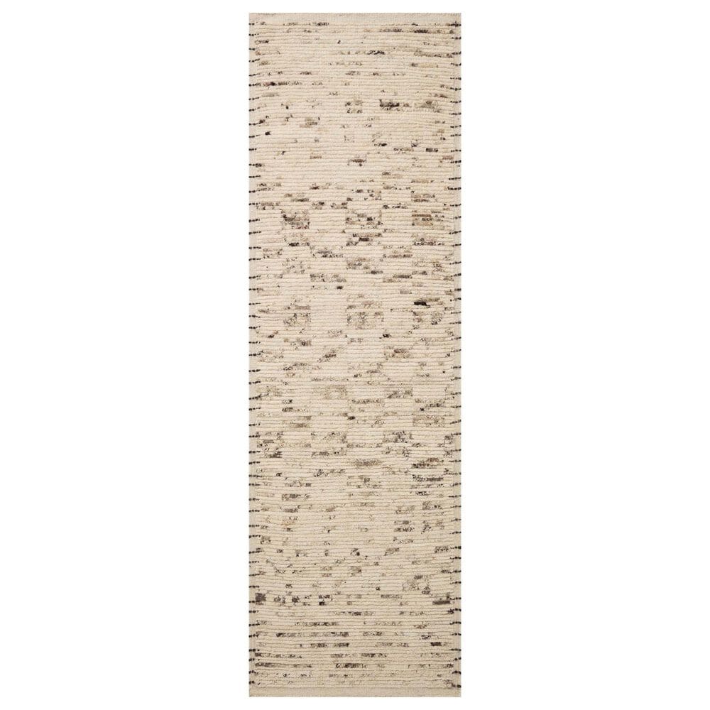 Amber Lewis x Loloi Briyana 2"6" x 11"6" Natural and Granite Runner, , large
