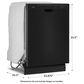 Whirlpool 24" Built In Dishwasher with Boost Cycle in Black, , large