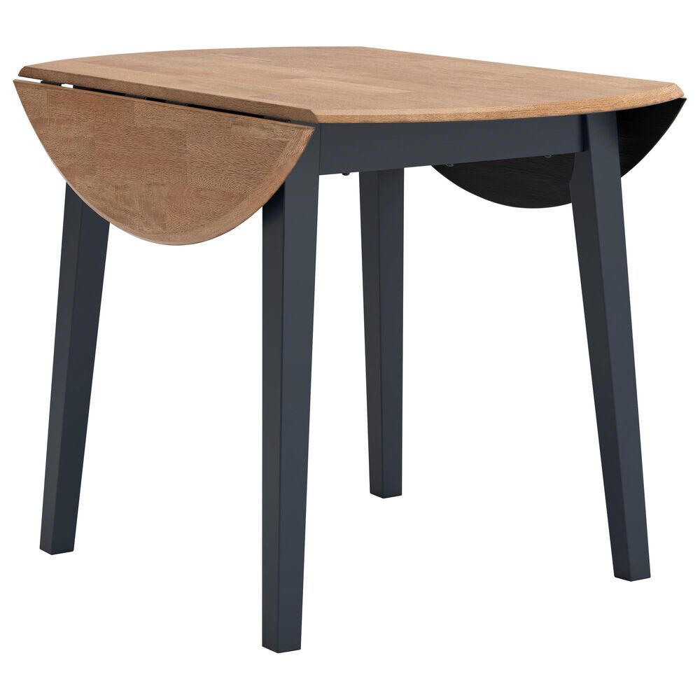 Ashley Gesthaven 5-Piece Dining Set in Natural and Blue, , large