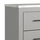 Signature Design by Ashley Cottonburg 2 Drawer Nightstand in Light Gray and White, , large