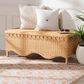 Baxton Studio Erla Bench in Light Honey, , large