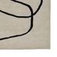 Momeni Simba Contemporary 5" x 8" Ivory Area Rug, , large