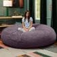 Jaxx Cocoon 6" Oversized Bean Bag Chair in Purple, , large