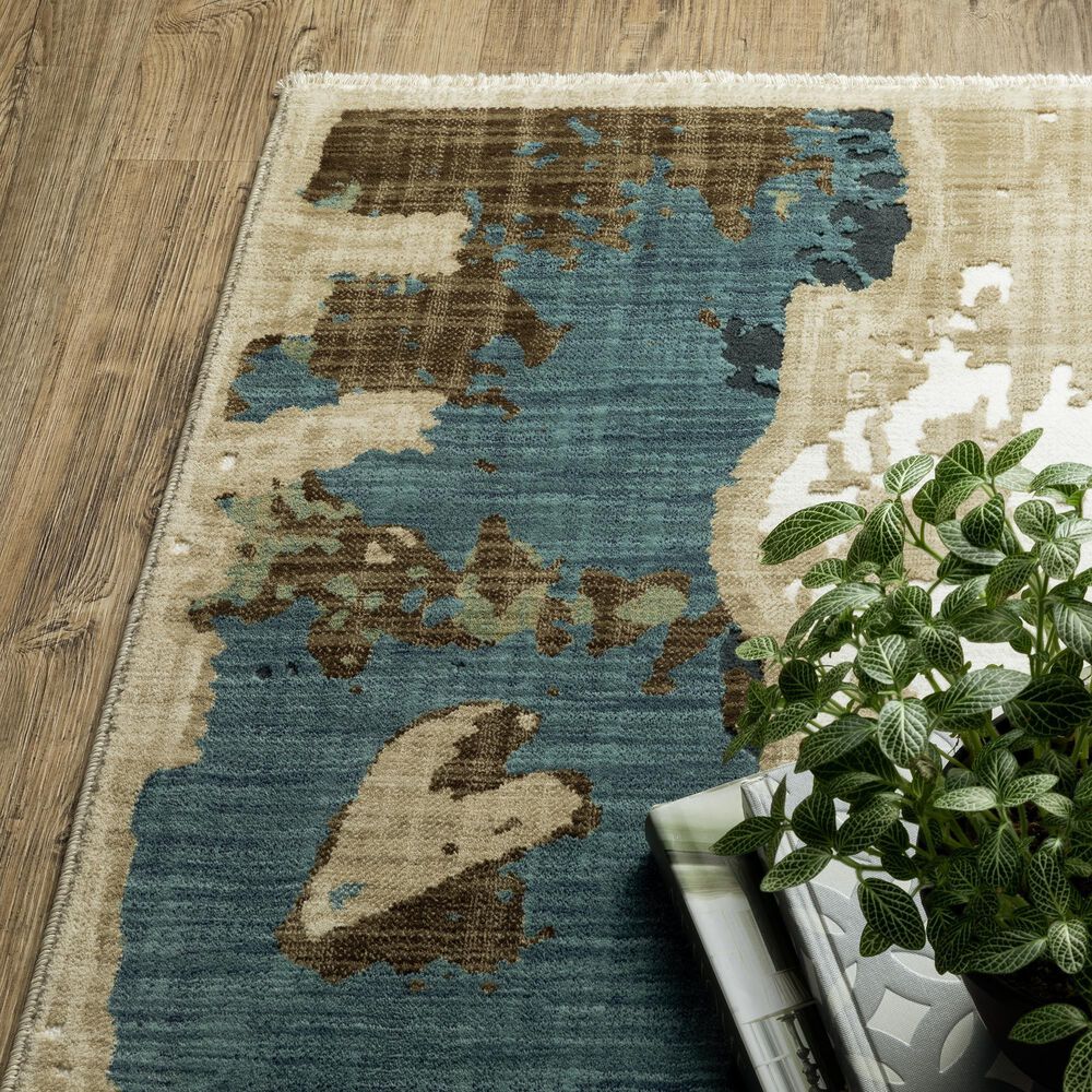 Oriental Weavers Reed 2&#39;3&quot; x 7&#39;6&quot; Beige and Multicolor Runner, , large
