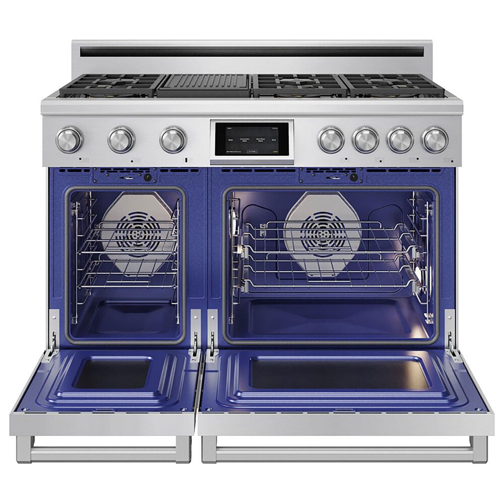 Thor Kitchen X Series 48" Professional Freestanding Dual Fuel Range in Stainless Steel, , large