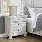 Ashley Robbinsdale King Storage Bed and Two Nightstands in Antique White, , large